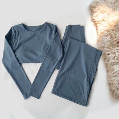 Airflow Sculpt Leggings - Sky Blue